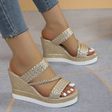 Boho Shallow Wedges Shoes
